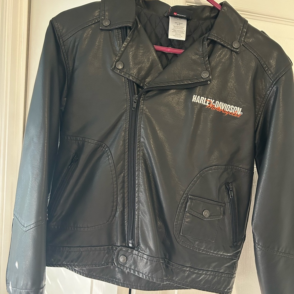 Harley-Davidson Black Faux Leather Jacket